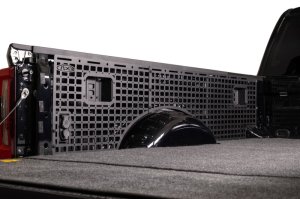 Ford Super Duty F-250 Molle Panel - Driver Side - Addictive Desert Designs - Bed Side Accessory Mounting Panel - Hammer Black - `23-`26 Ford Super Duty F-250 Molle Panel - Driver Side - Addictive Desert Designs - Bed Side Accessory Mounting Panel - Hammer Black - `23-`26